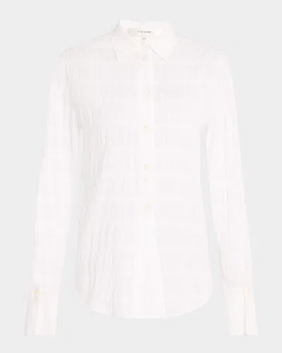 FRAME THE SMOCKED SHIRT