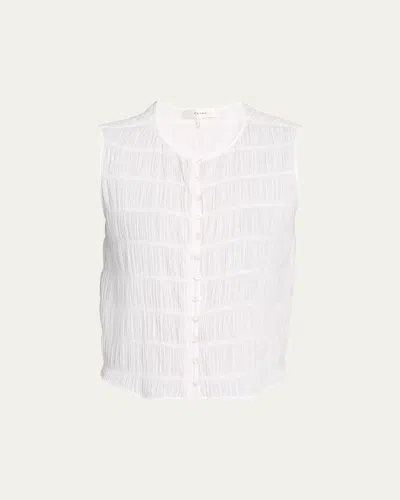 FRAME THE SMOCKED TANK TOP