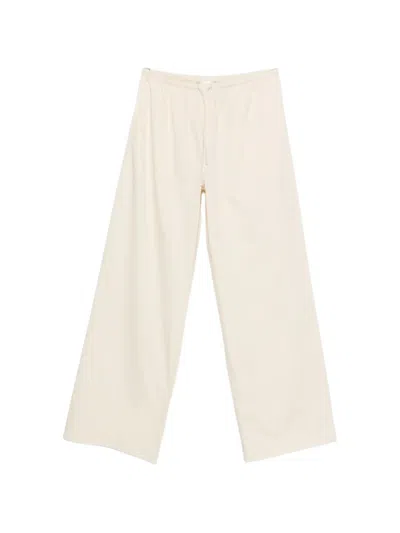 Frame The Society Wide-leg Trousers In Metallic