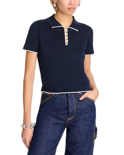 FRAME THE SPORT POLO SWEATER