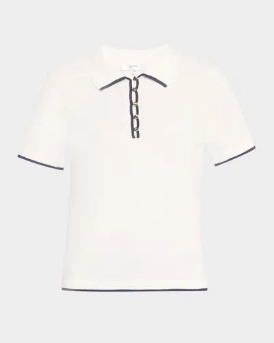 FRAME THE SPORT POLO TOP