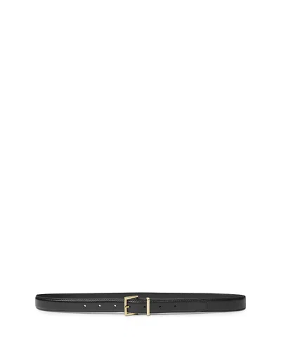 Frame The Square Buckle Leather Belt In Green