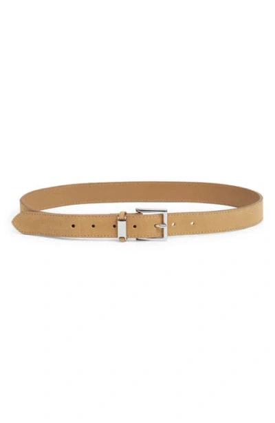Frame The Square Buckle Suede Belt