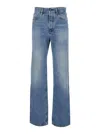 Frame Jeans With Belt Loops In Blue