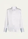 FRAME THE STANDARD SILK BUTTON-FRONT SHIRT