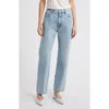 Frame The Staple High Waist Straight Leg Jeans In Outlaw