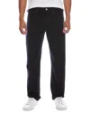 Frame Denim The Straight Dark Navy Jean In Black