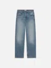 Frame Mid-rise Straight-leg Denim Trousers In Blue