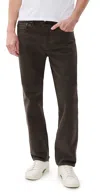 Frame The Straight Jeans Dark Brown In Brown