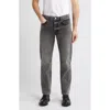 Frame The Straight Faded Denim Jeans In Dark Moon