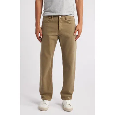 Frame The Straight Leg Jeans In Light Brown
