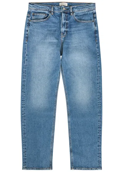 Frame The Straight-leg Stretch-denim Jeans In Blue