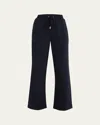 Frame The Straight-leg Sweatpants In Dark Navy