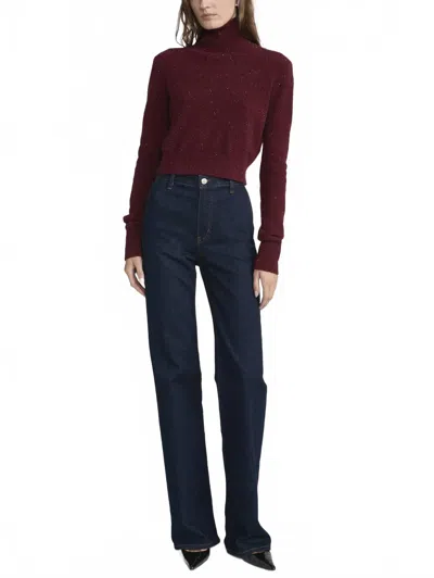 Frame The Straight Trouser In Rinse In Blue