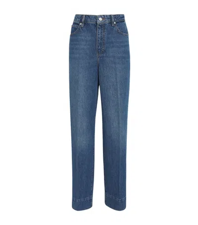 Frame The Streamline Straight Jeans In Blue