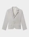Frame The Stripe Classic Blazer In White
