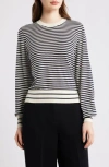 Frame The Stripe Sweater In Multi