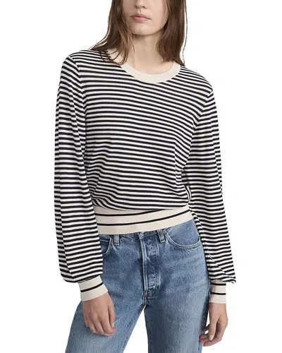 Frame The Striped Knit Sweater In Multi