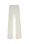 Frame The Stroll Jeans In White Denim In White