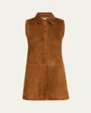 Frame The Suede City Shift Mini Dress