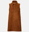 Frame The Suede City Suede Minidress