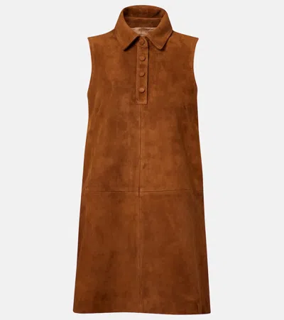 Frame The Suede City Suede Minidress