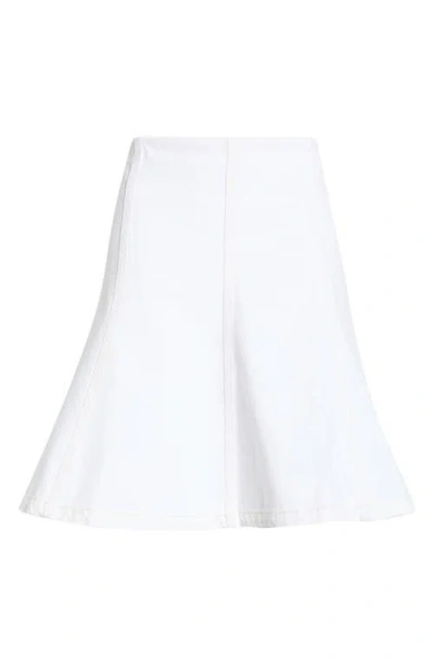 Frame The Sway Cotton Skirt In White