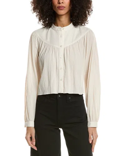 Frame The Swing Blouse In White