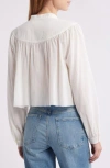 Frame The Swing Blouse In Alabastar In White