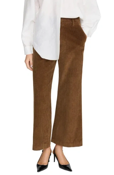 Frame The Swing Corduroy Trousers In Brown