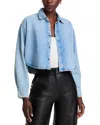 Frame The Swing Relaxed Fit Denim Shirt In Flightless