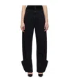 Frame The Tab Organic Cotton Jeans In Black
