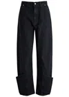 Frame Wide-leg Jeans 1978 Supernova Denim In Black