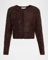 Frame The Teddy Cardigan - Exclusive In Brown