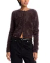 Frame The Teddy Cashmere Cardigan In Brown