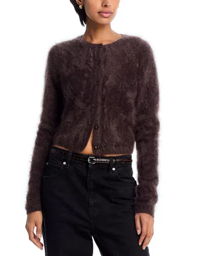 Frame The Teddy Cashmere Cardigan In Brown