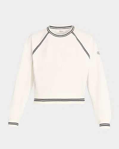 FRAME THE TENNIS CREWNECK SWEATSHIRT