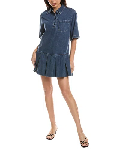 Frame The Tennis Dress In Blue