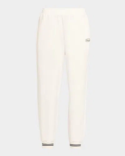 Frame The Tennis Sweatpants In White