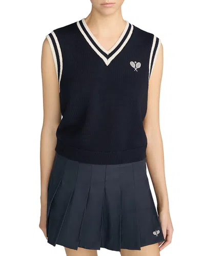 Frame The Tennis Vest In Blue