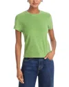 Frame The Terry Baby Tee In Green