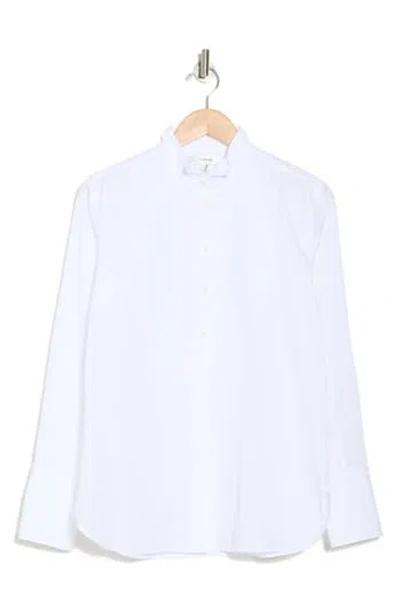 Frame The Thursday Cotton Button-up Shirt In White