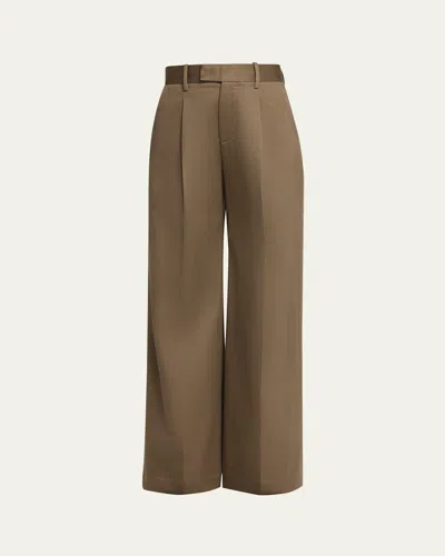 Frame The Timeless Chino Pants In Brown