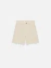 Frame The Timeless Shorts In Neutrals