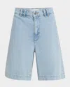 Frame The Trouser Short Denim Bermuda Shorts