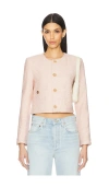 Frame The Tweed Jacket In Azalea Multi
