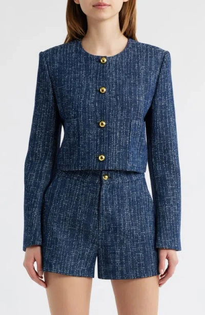 FRAME FRAME THE TWEED CROP JACKET