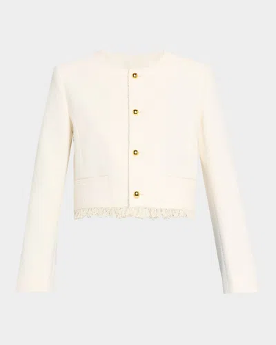 FRAME THE TWEED FRINGE JACKET