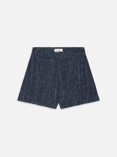 FRAME THE TWEED SHORT IN INDIGO