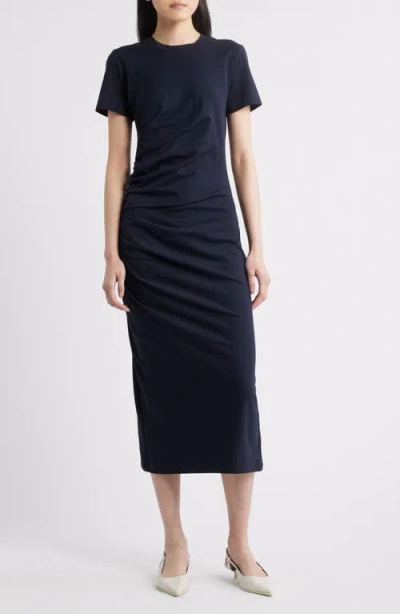 Frame The Twist Organic Cotton Midi T-shirt Dress